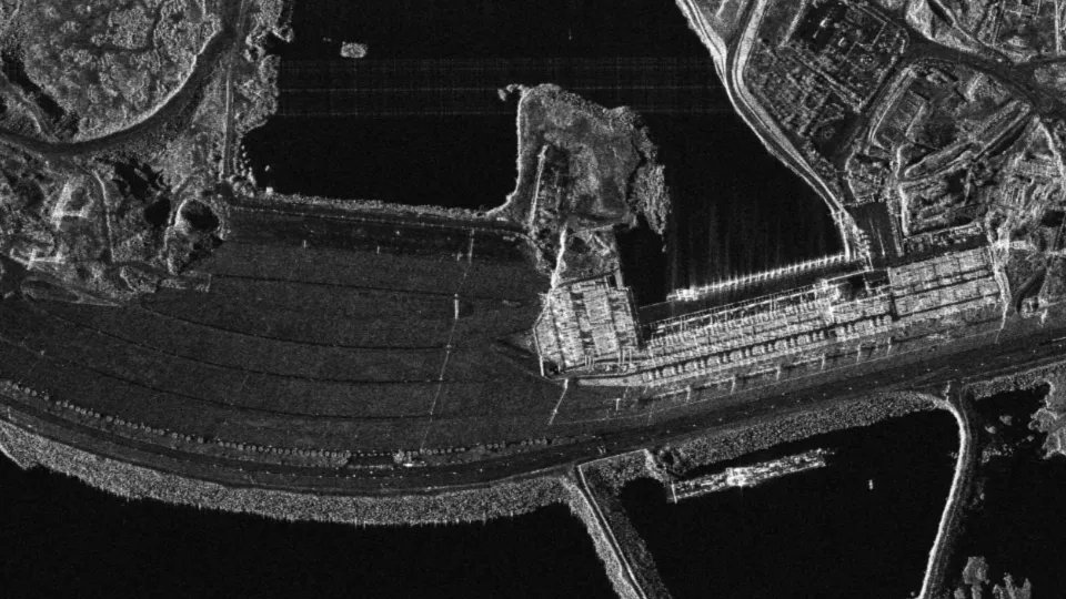 SAR satellite imagery